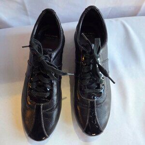 Cole Haan Bria Grand Sneaker Black Snake Print Leather Size 8 NWT